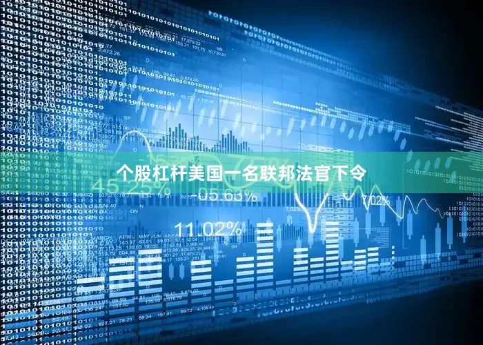 个股杠杆美国一名联邦法官下令
