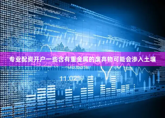 专业配资开户一些含有重金属的废弃物可能会渗入土壤